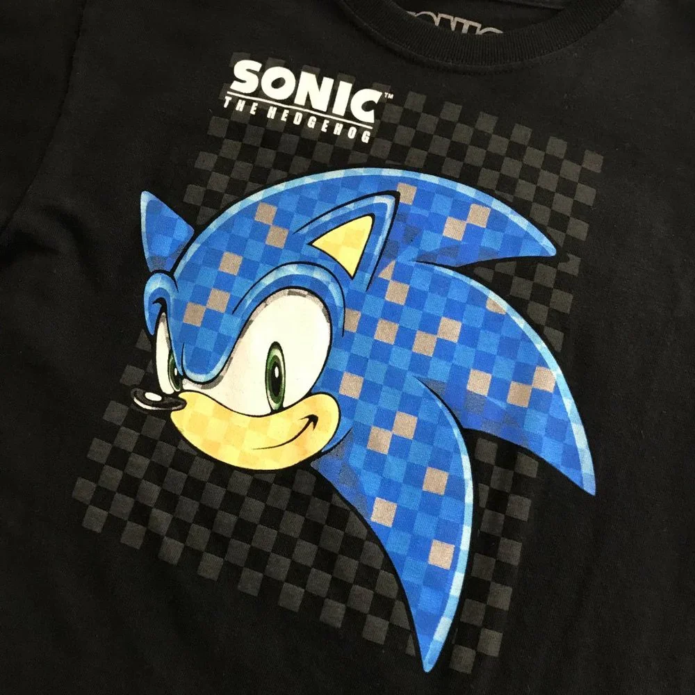 Sonic the Hedgehog Graphic T-Shirt Kids | Black | Medium